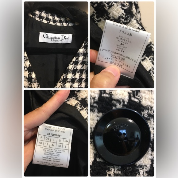 Authentic Christian Dior coat (Mid-length) with for trim. - Picture 15 of 16